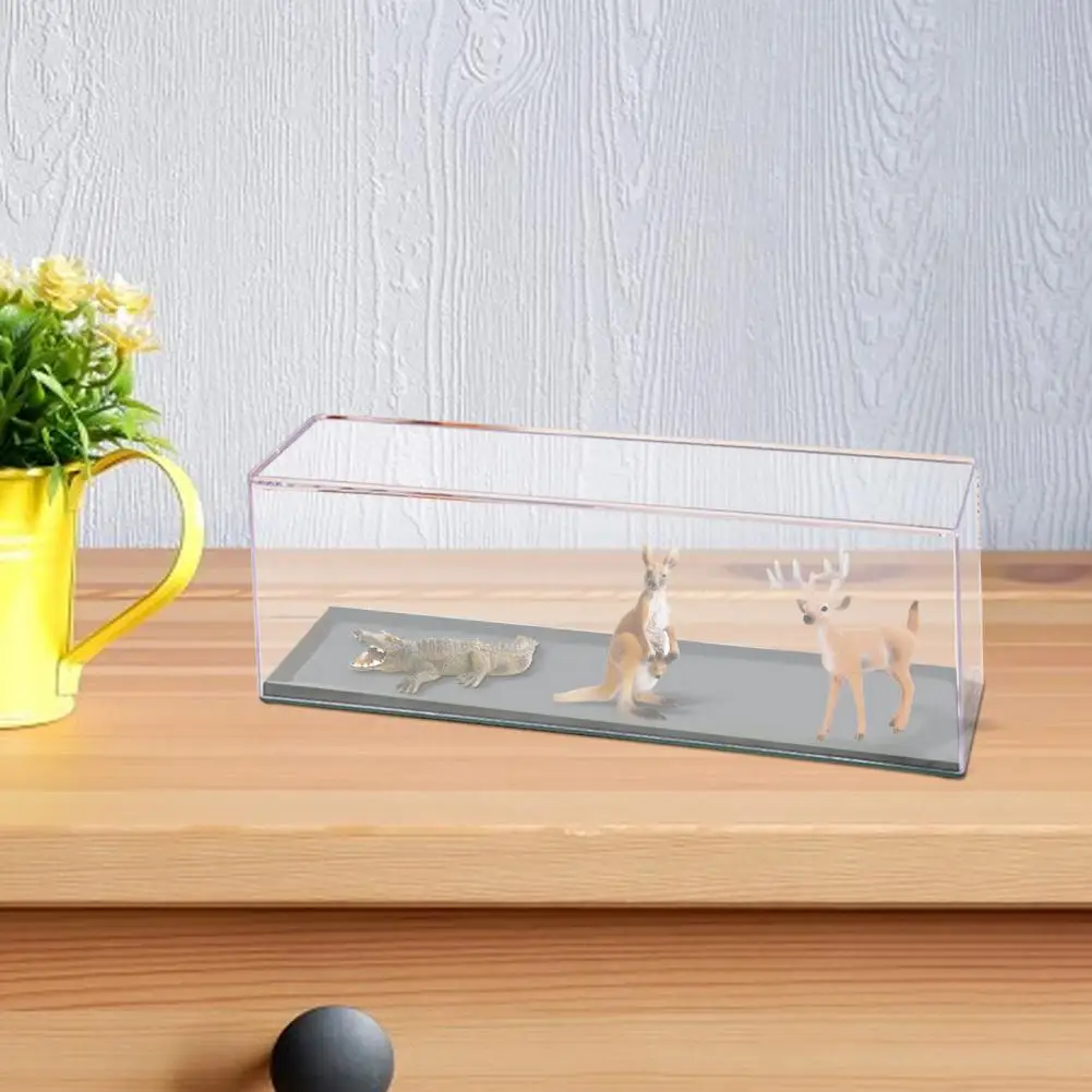 Мини-фигурки Дисплей Чехол прозрачный ПЭТ пластиковый блок фигурки игрушки