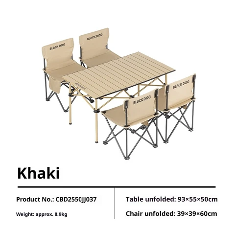 Naturehike BLACKDOG Стол и стулья CBD2550JJ037 темная ночь