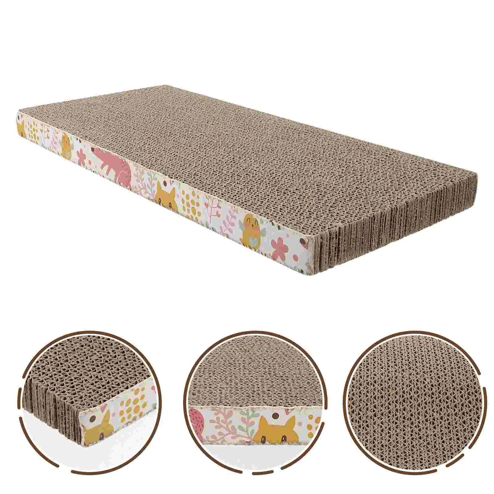 

Cat Scratching Scratcher Cardboard Pet Board Toy Scratch Cats Corrugated Pad Kittenmat Grinding House Scratchers Post Indoor Bed
