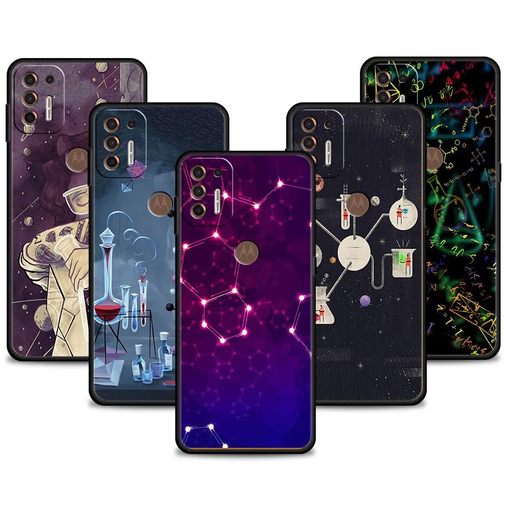 

Celular Coque horrible mathematical Chemistry For Motorola G31 G Stylus 2022 E6s G60 G9 Play One Fusion Plus G50 G8 Power Lite