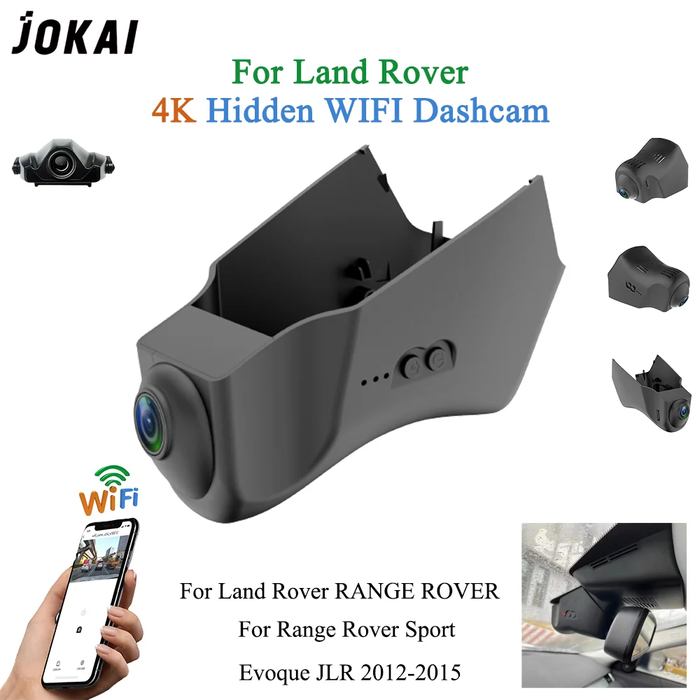 For Land Rover RANGE ROVER Sport Evoque JLR 2012-2015 4K Dash Cam for Car Camera Recorder Dashcam WIFI Car Dvr Recording Devices