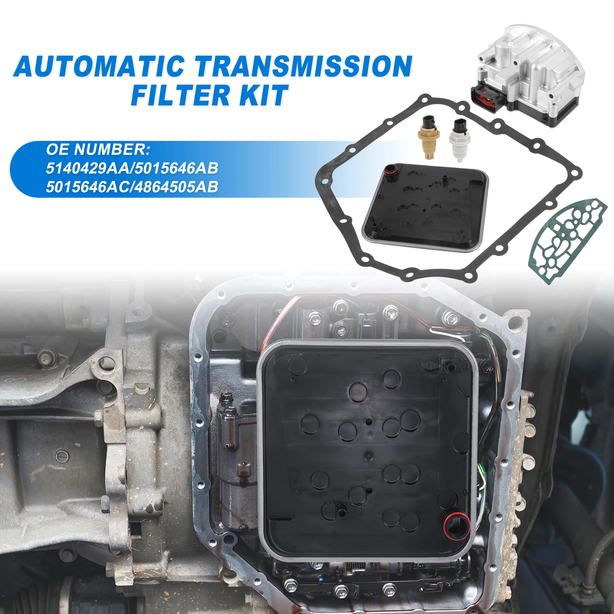 Регулятор давления коробки передач UXCELL A604/41TE Комплект прокладок соленоидного