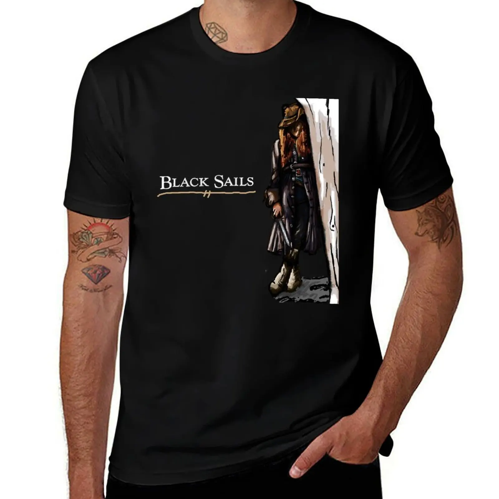 Фото Футболка Anne Bonny - Black Sails, универсальная футболка больших размеров №1