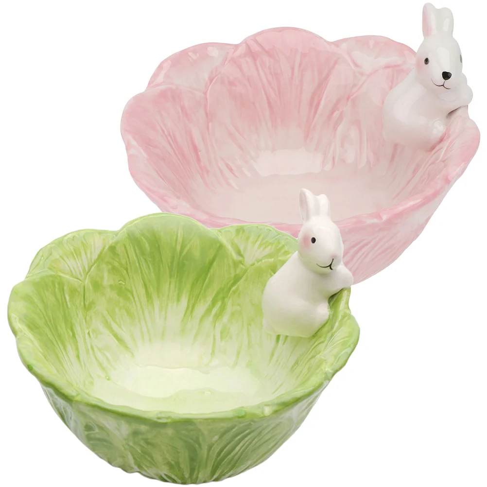 

Bowl Bowls Dessert Salad Easter Noodle Pasta Fruit Bunny Soup Serving Ceramic Plates Cabbage Snack Ramekin Candy Dish Plate