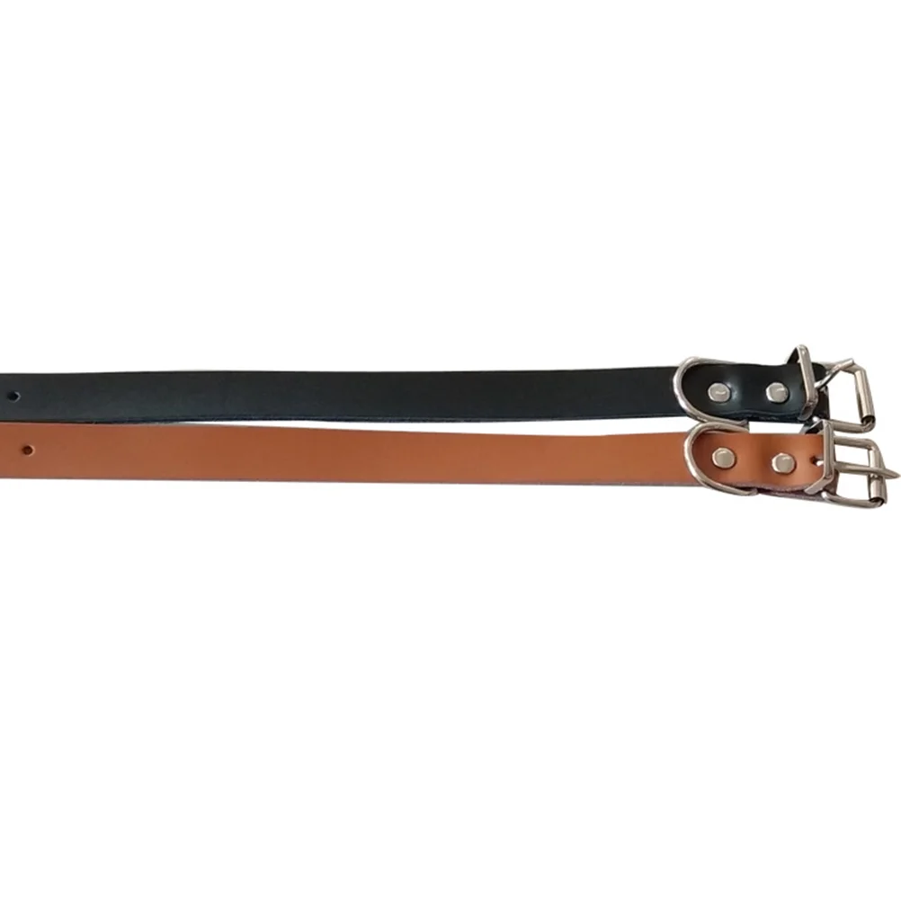 

Pet Collars Luxury Cow Plain Pet Dog Puppy Collar for and Medium Dogs - Size (Black)