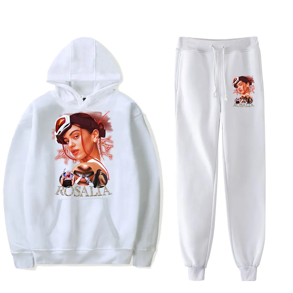 Roshola Motomami Merch Rosalia Винтаж 90-х годов Толстовки с капюшоном для мужчин и женщин Брюки