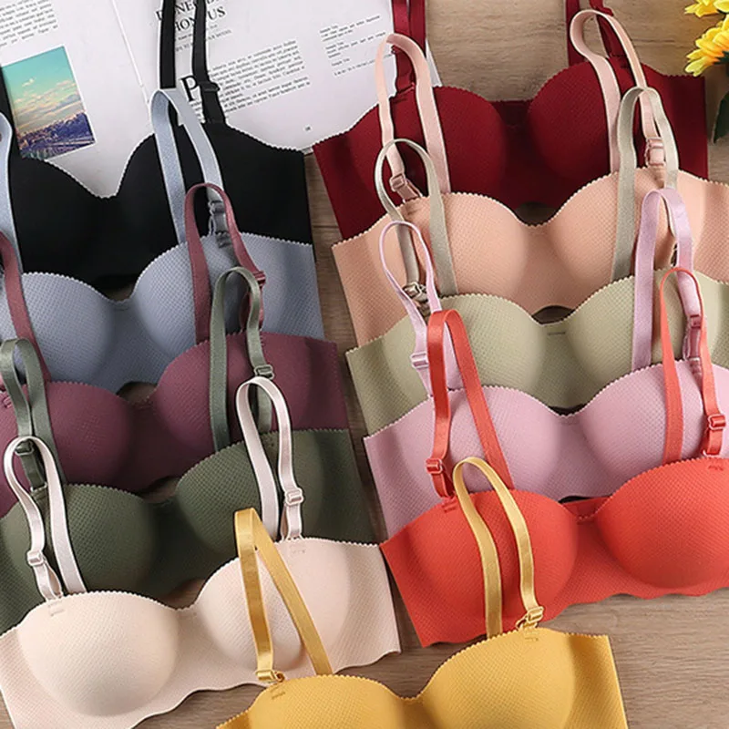 

Sexy Seamless Bra Wire Free Brassieres Soft Intimate Women's Underwear Female Intimates Womens Lingerie Underwear Sleepwears