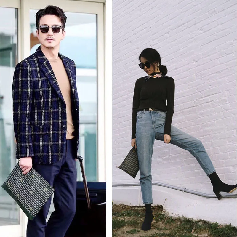 

Fashion Personality Clutch Bag Large Capacity Envelope Bag 2022 New Women's Leather Luxury Brand Handbag Briefcase Wallet Bolsa