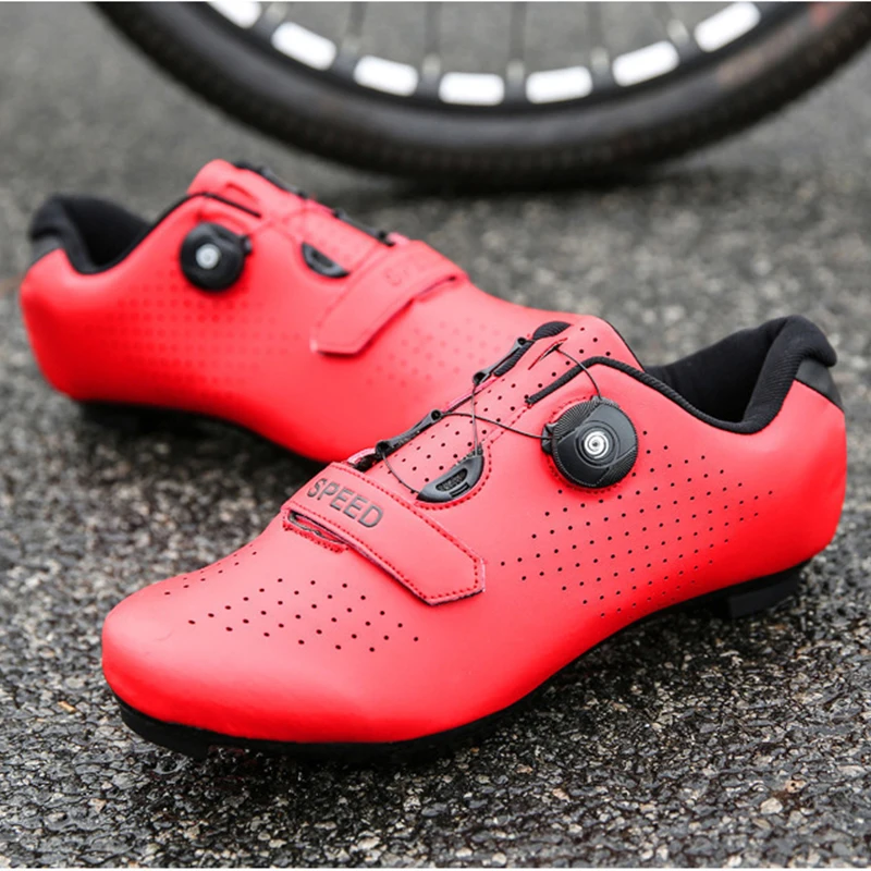

Sports Shoes 2022 New Colorful Belt Lock Road Bicycle Riding Shoes Nylon Bottom Men's And Women's Outdoor Racing Sports Shoes