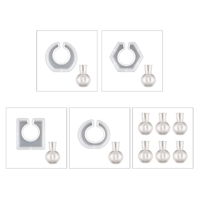 

Станция размножения 4XBF, гидропонная Цветочная ваза, силиконовая форма, сделай сам, эпоксидное литье