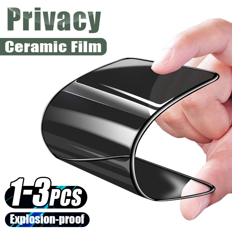 

1-3Pcs Ceramic Privacy Screen Protector for Vivo iQOO 11 10 9 8 Neo 7 6 5 SE Anti-spy Protective Film for Vivo X70 X60 X50 Y33S