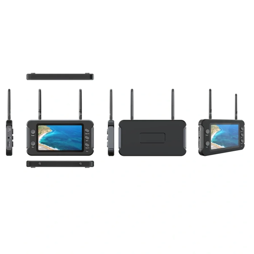 Фото 4,3-дюймовый 5,8-G FPV-монитор с DVR 40CH 800x480 IPS HD-экран 16:9 NTSC/PAL Автоматический поиск видеозапись 1200 мАч для RC FPV Drone №5