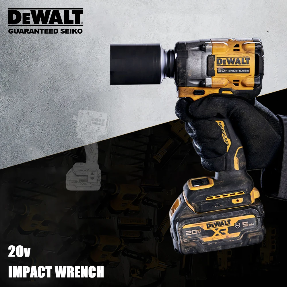 Dewalt Cordless Impact Wrench Rechargeable High Torque DCF92
