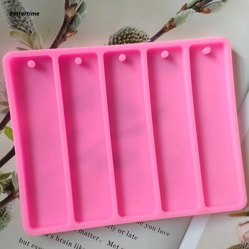 

B36D Bookmark Resin Mould Silicone Rectangle Resin Mould Epoxy Jewelry Mould