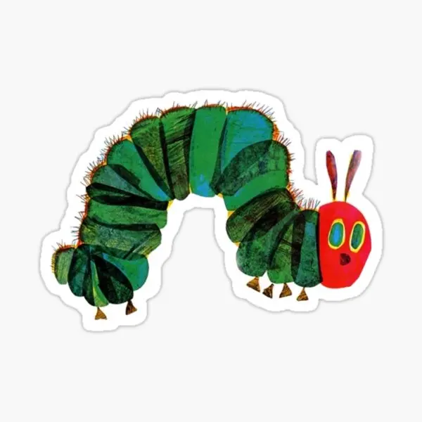 

The Very Hungry Caterpillar See My Pa 5PCS Stickers for Decorations Cartoon Cute Laptop Background Kid Living Room Luggage