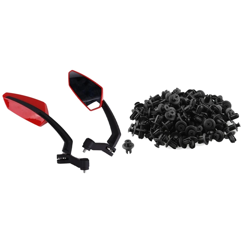 

Pair Rearview Mirror Screws 8Mm 10Mm M8 M10 With 120 X 8Mm Car Hole Plastic Rivets Fastener Bumper Push Pin Clips Clip