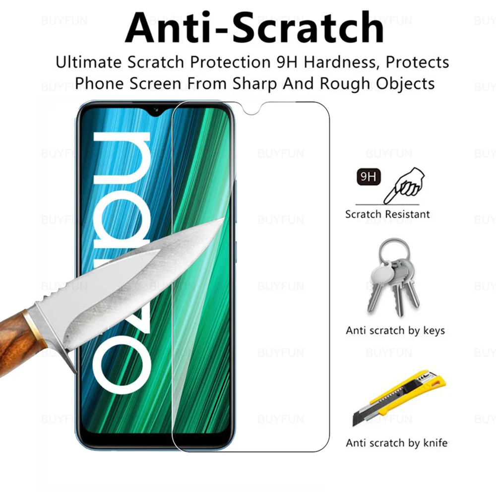 3 шт. чехол из закаленного стекла Narzo 50A 6 5 &quotHD Защитная пленка для экрана Realme 50I Realmy