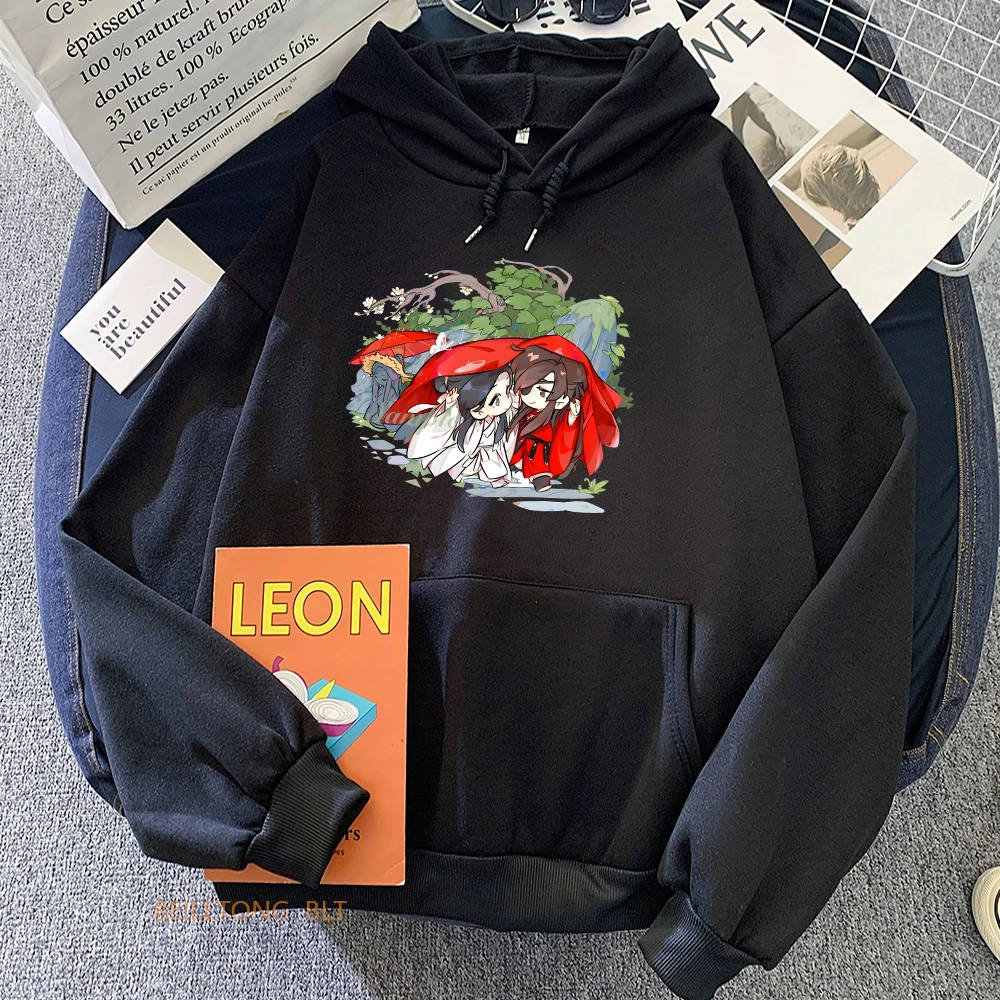 

Heaven Official's Blessing Tian Guan Ci Fu TGCF Anime Hoodie WOMEN BL Fashion Long Sleeve Sweatshirt Autumn/Winter Print Boylove