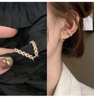 dmari women earrings korean fashion style ear cuff golden non piercing clips party accessories luxury jewelry2022