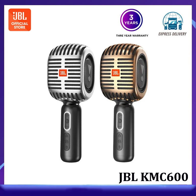 

100% Оригинальный профессиональный караоке-микрофон JBL KMC600, беспроводной Bluetooth-динамик, микрофон для телефона, ручной динамический микрофон