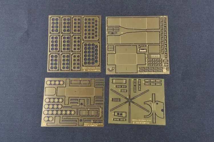 Trumpeter 00919 1/16 Немецкий комплект пластиковой модели Pzkpfw IV Ausf.F2