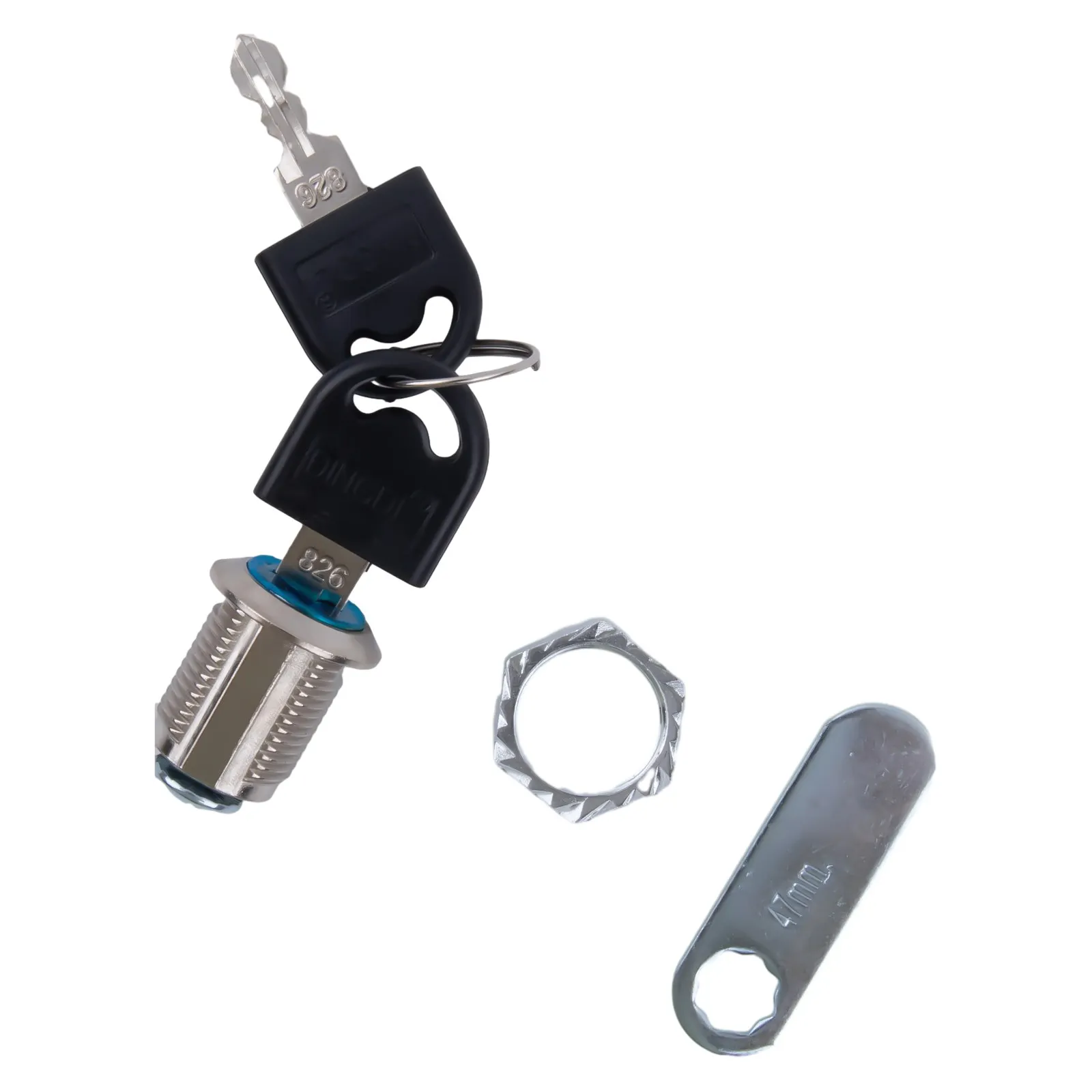 Замок для ящика шкафа с одним отверстием и ключами 16 мм/20 мм/25 мм/30 мм кулачковый