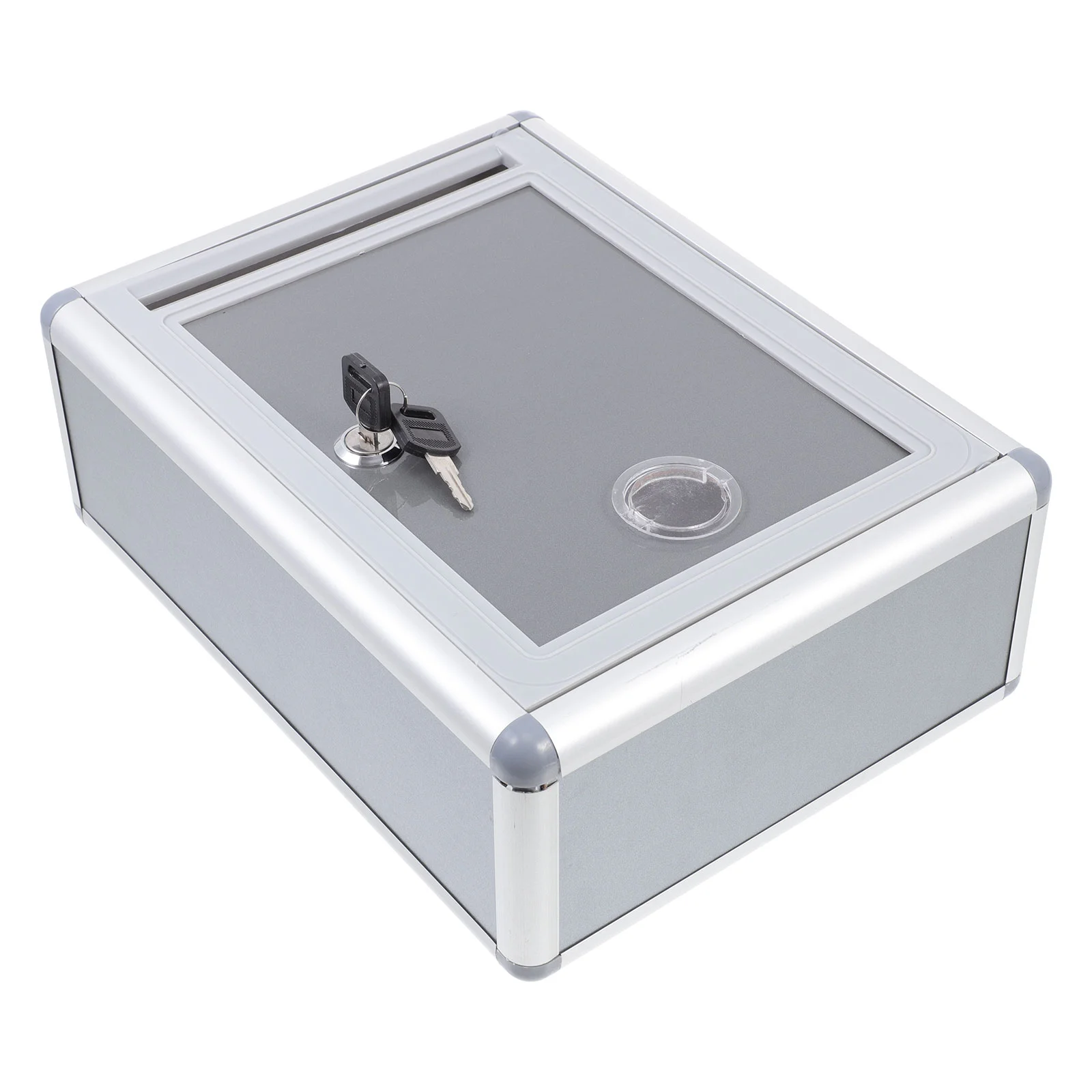 

Suggestion Box Large Mailbox Case Donation Office Supplies Aluminum Alloy Metal Letter Storage Container Exterior house
