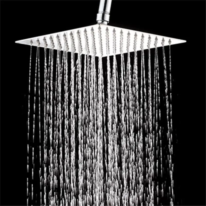 

Насадка для душа и ванны, фильтр для душа, большая панель высокого давления, жесткая квадратная водостойкая, из силикона, для экономии воды