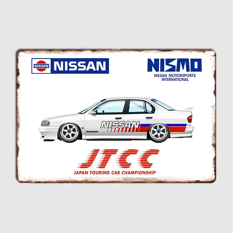 

Металлический знак Nissan Primera P10 JTCC 1993