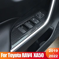 for toyota rav4 2019 2020 2021 2022 rav 4 xa50 xa 50 car window glass lift switch panel armrest trim cover interior accessories