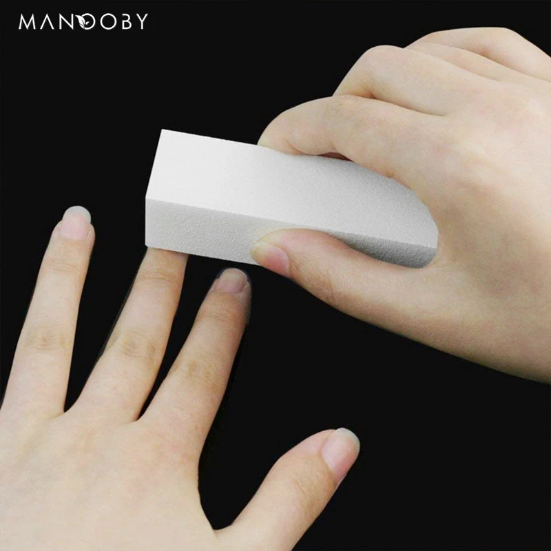 

5/10Pcs Set Nail Art Sanding Sponge Buffer White Grinding Polishing Block Nail Files Professional Manicure Pedicure Tool 2022