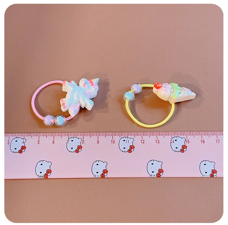 2 шт. Детские резинки для волос мороженое