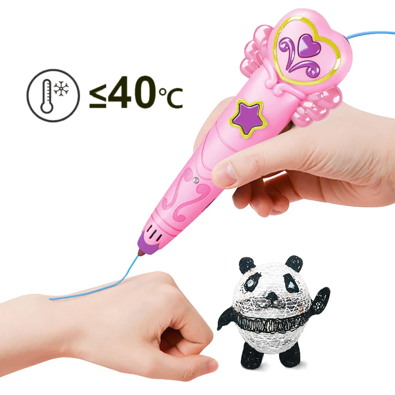 Беспроводная 3d-ручка низкотемпературные 3d-ручки для печати 3d-карандаш рисования