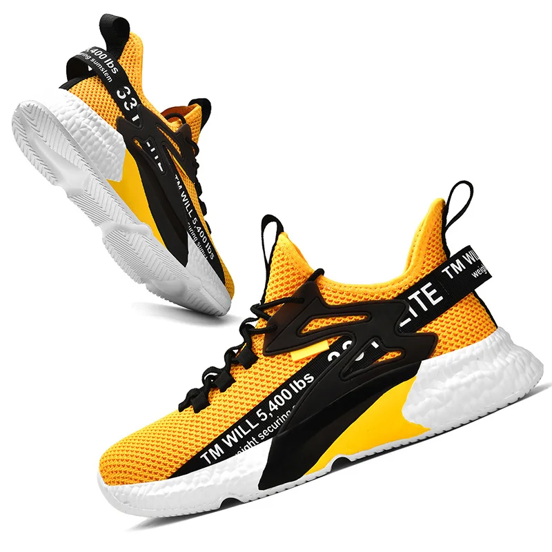 

New Male Sneakers Fashion Men's Sneakers Outdoor Comfortable Running Shoes Mesh Breathable Casual Shoes Men Lightweight Sneakers