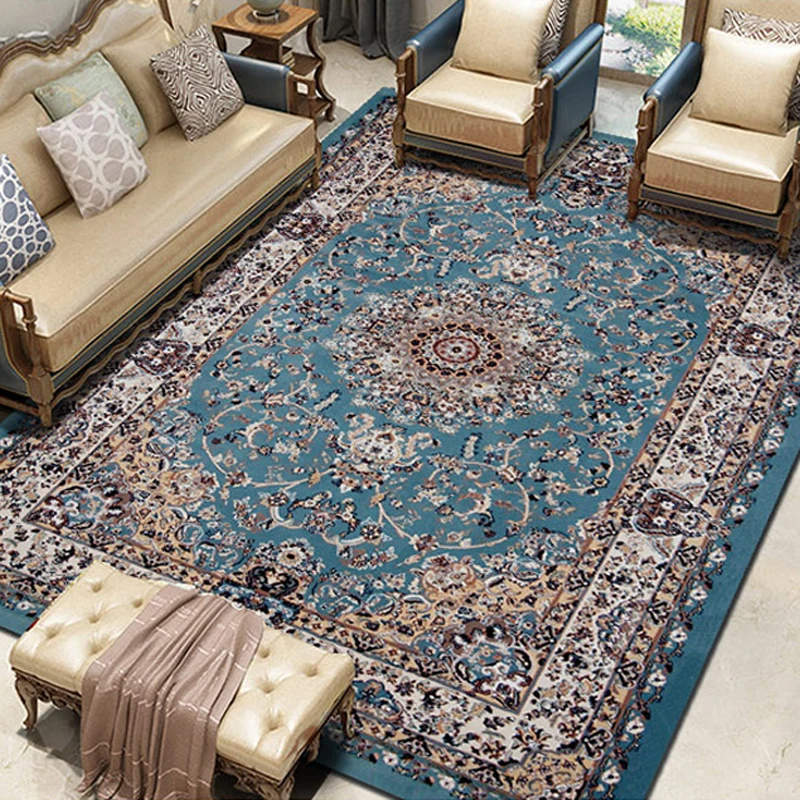 

Nordic Retro Style High Quality Carpet Lounge Carpet Bedroom Living Room Large Area Floor Mat Washable Non-Slip Door Mat