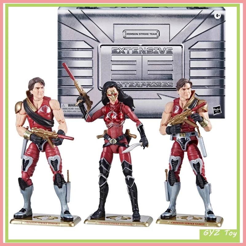 

G.i. Joe Classified Series 6" 082 Crimson Strike Team Baroness Tomax Xamot Anime Action Figure Model Hobby Kids Christmas Gift