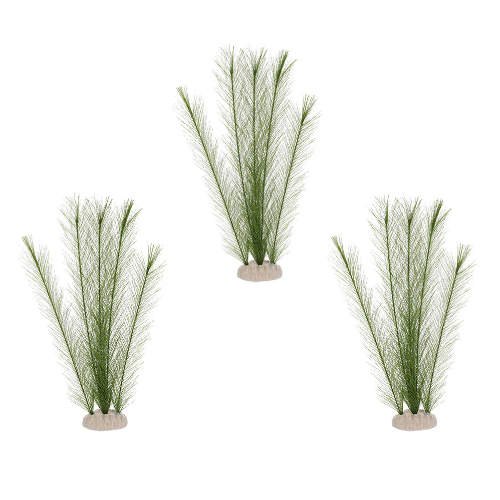 

Plants Aquarium Fish Tank Artificial Fake Plantgrass Aquatic Underwater Silk Realistic Decoration Plasticlifelike Floating Betta