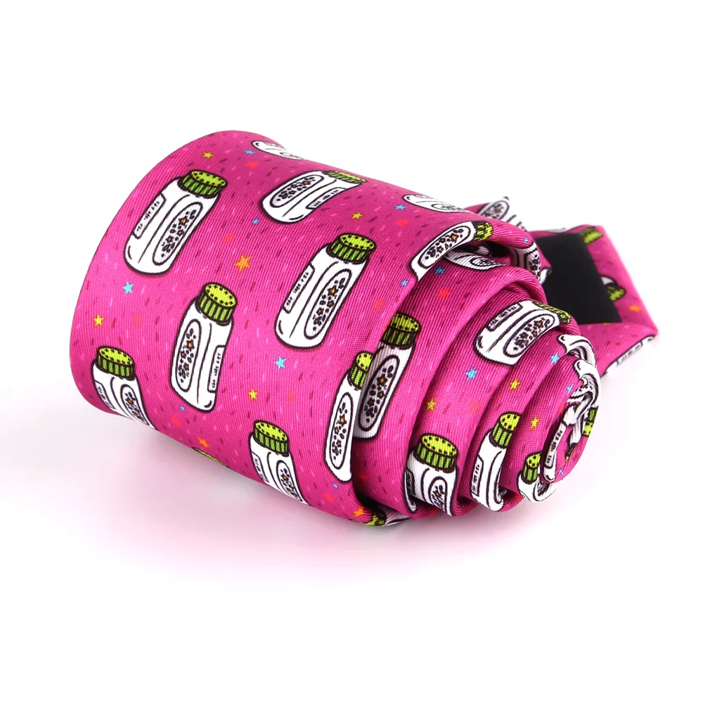 Новый галстук с принтом повседневный Забавный для вечеринки мальчиков и девочек