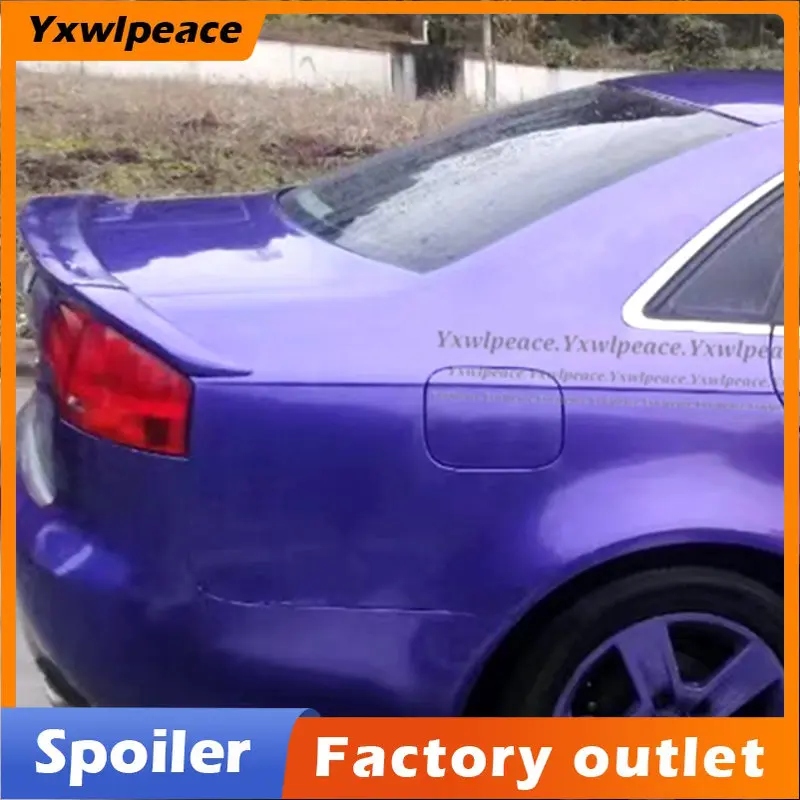 

Для Audi A4 B7 2005 5006 2007 Женский Материал ABT стильный задний спойлер для багажника комплект аксессуаров для корпуса крыла