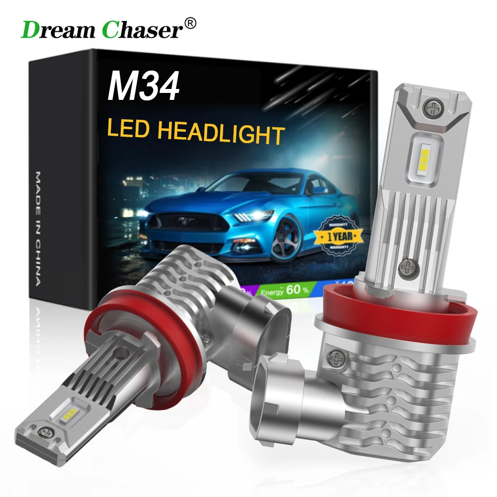 

2Pcs H8 H11 Led HB4 9006 HB3 9005 Fog Lights Bulb 1860CSP 16000LM 6000K White Car Driving Running Lamp Auto Leds Light 12V
