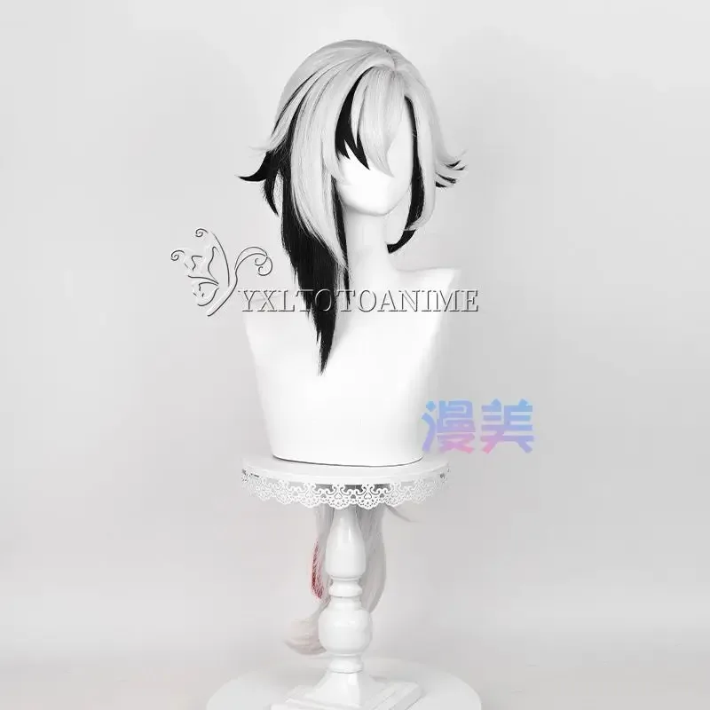 Фото Новая версия Harlequin Косплей Костюм Genshin Impact The Knave Uniform Eleven Fatui Harbingers Arlecchino Outfitx; 8 дюймов, №4