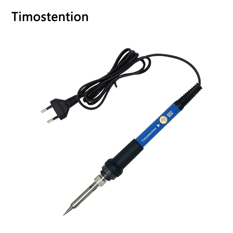 

Timotention EU 220V внутренний нагрев, быстрый нагрев, регулируемая температура, электрический паяльник, бытовой небольшой регулируемый температур...