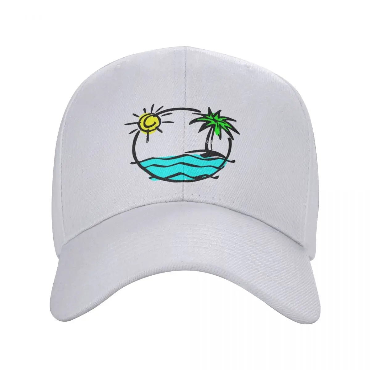 

Пляжная кепка ручной работы, Кепка из полиэстера в стиле ретро, милый ветер, практичный спортивный хороший подарок