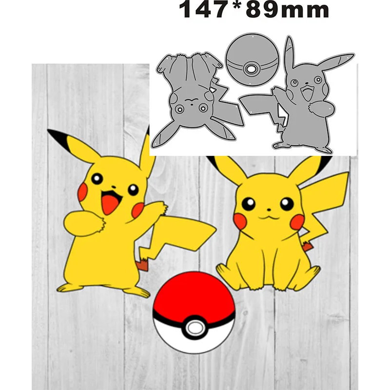 new-2022-pokemon-and-pokemon-metal-cutting-dies-for-diy-scrapbooking-card-making-embossing-craft-decorative-no-stamps