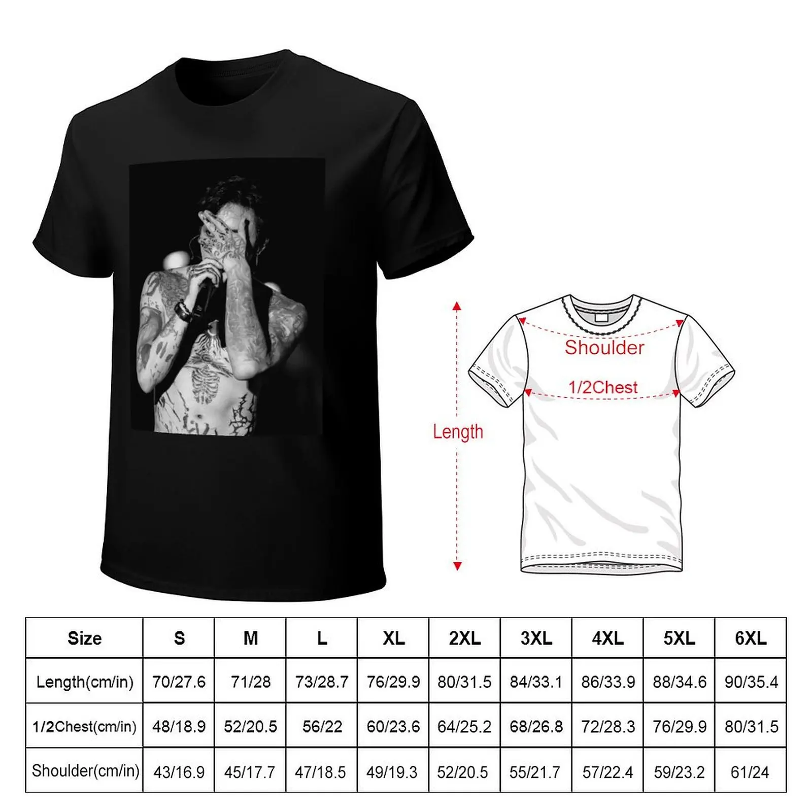 Фото DPR IAN mito abs tattoos poster kpop dream perfect regime T-Shirt Simple Line Art Print Tee №2