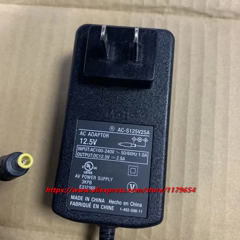 Фото Оригинальный адаптер переменного тока AC-S125V25A 12,5 В 2,5 А AC-E1215D для источника питания камеры видеоконференции Sony EVI-D70P №3