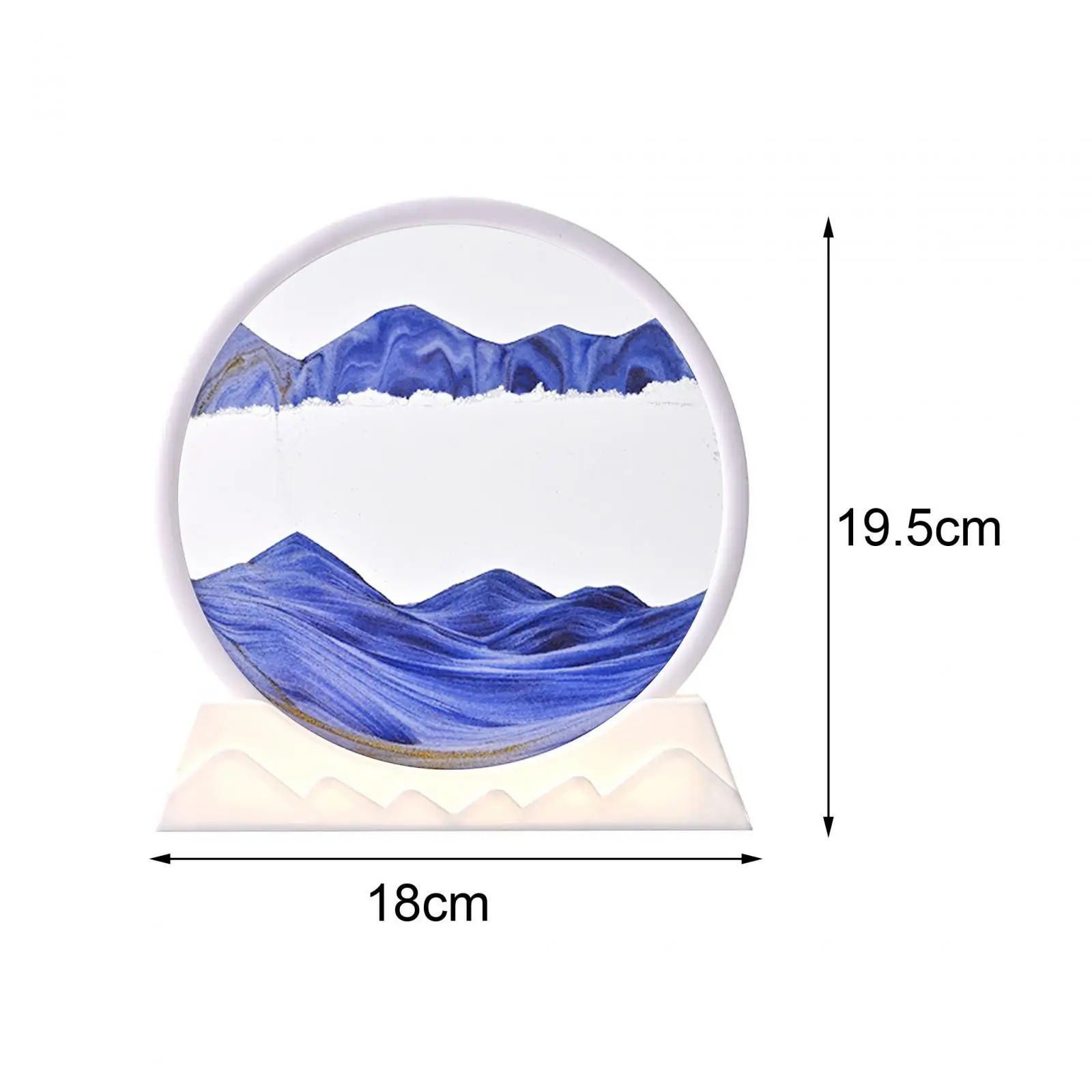 

Moving Sand Art Picture Night Light for Living Room Cafe Decoration