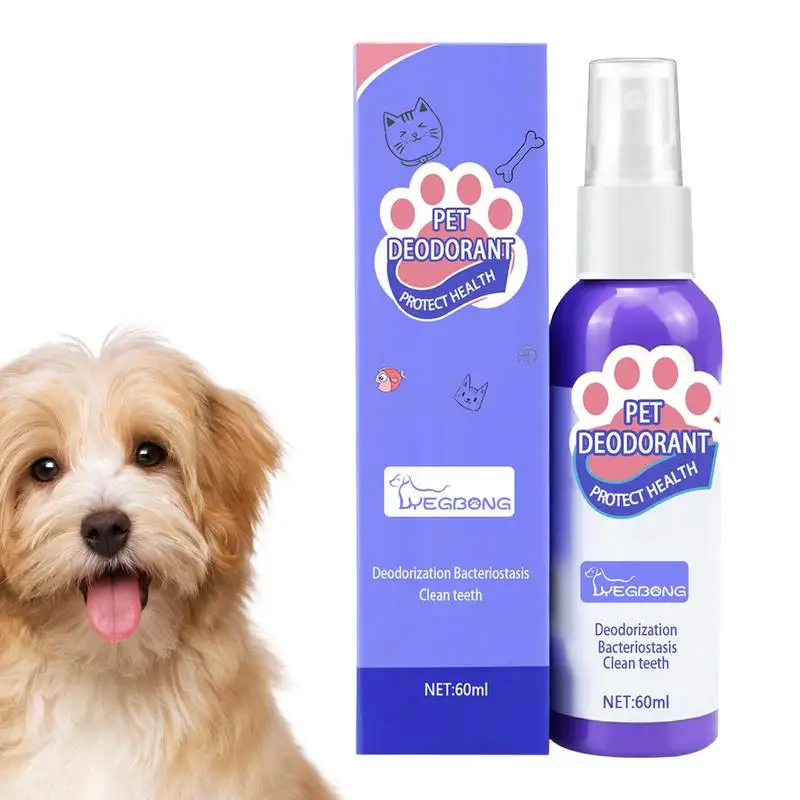 

60ml Pet Oral Cleanse Spray Dogs Cats Mouth Fresh Teeth Clean Deodorant Prevent Calculus Remove Kitten Bad Breath Pet Supplies