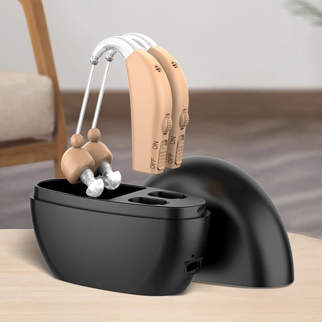 Portable Rechargeable Hearing Aid Sound Amplifier Magnetic Rechargeable Elderly Ear Hearing Aid For The Deaf 1