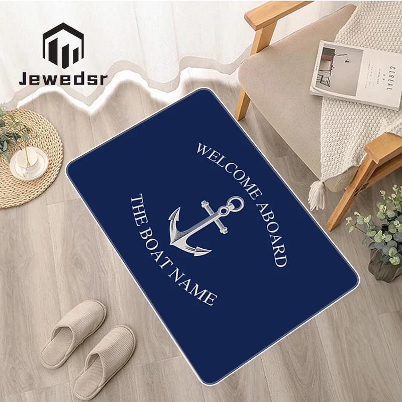 

Anchor Long Hall Carpet for Girls Anime Rug Bath Mats Large Entrance Mat Yellow Living Room Rugs Home Decor Kitchen Decoration